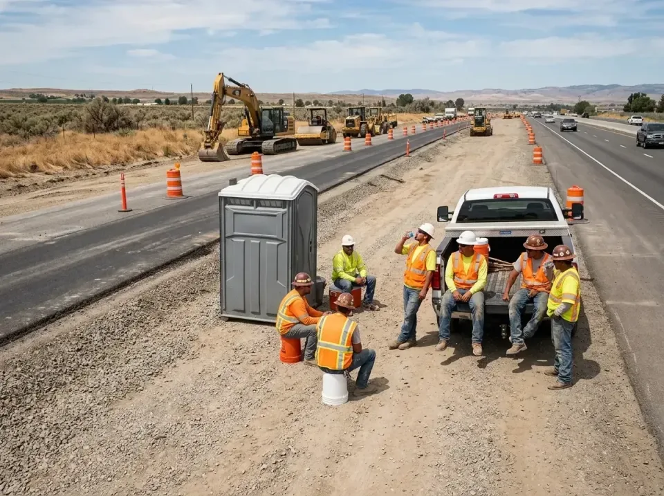 highway-road-construction-crew-007 — frequently asked questions, Porta Potty and Restroom Rentals in Le Claire, IA